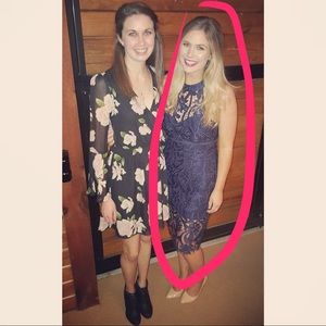 Bardot Navy cocktail dress